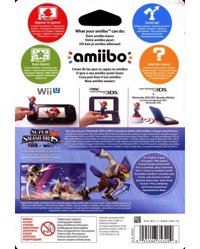 Nintendo Amiibo фигура - Falco [Super Smash Bros. Колекция] (Wii U) - 4